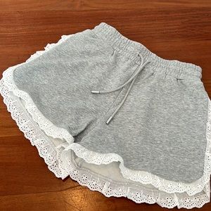 Brand new maje ruffle shorts never worn